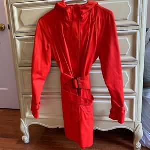 J.Crew orange trench coat